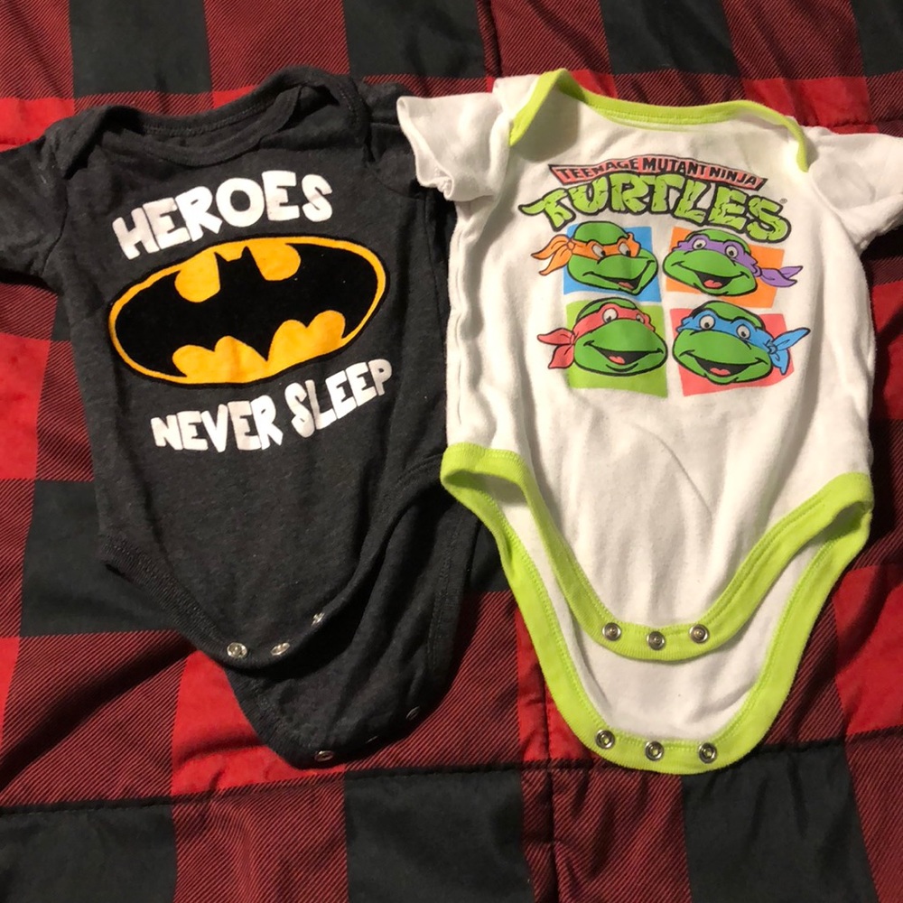 Batman and ninja turtles set